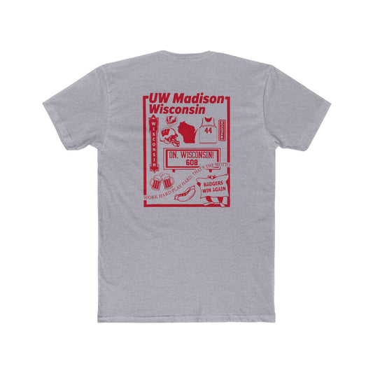 ToOrder Wisconsin Badgers Icon Tee — Gildan Softstyle