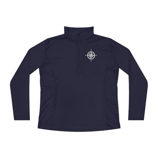 Eagle River Compass Rose Patch - Women's Quarter-Zip Pullover