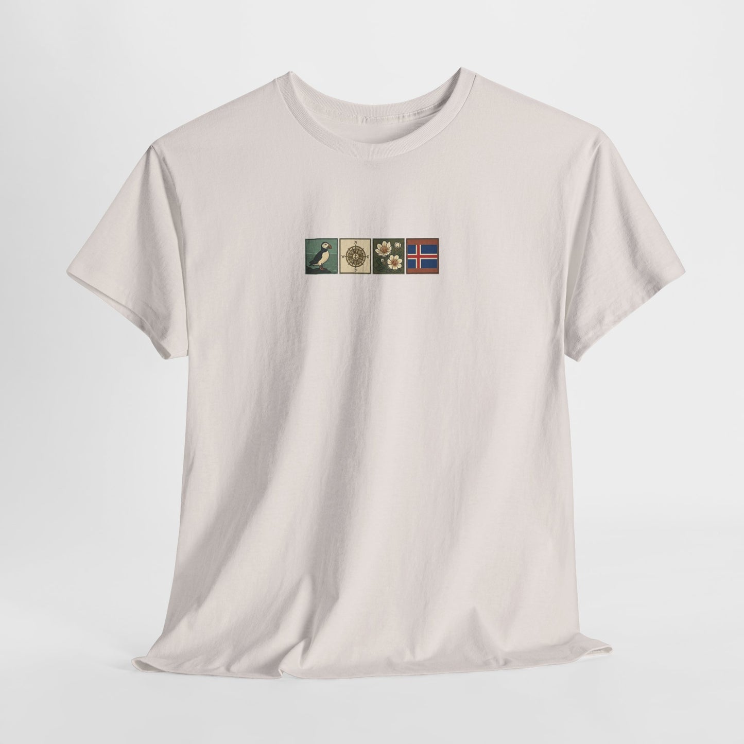 Iceland Vik - 4 panel front design - Unisex Heavy Cotton Tee