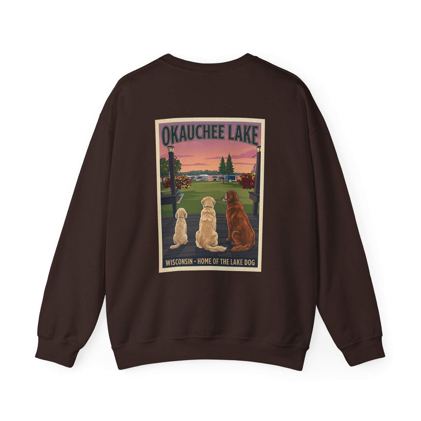 okauchee lake dogs - Unisex Heavy Blend™ Crewneck Sweatshirt