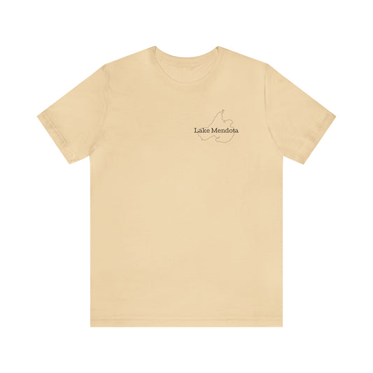 Lake Mendota, Badger Sailing - Bella & Canvas Short Sleeve Tee
