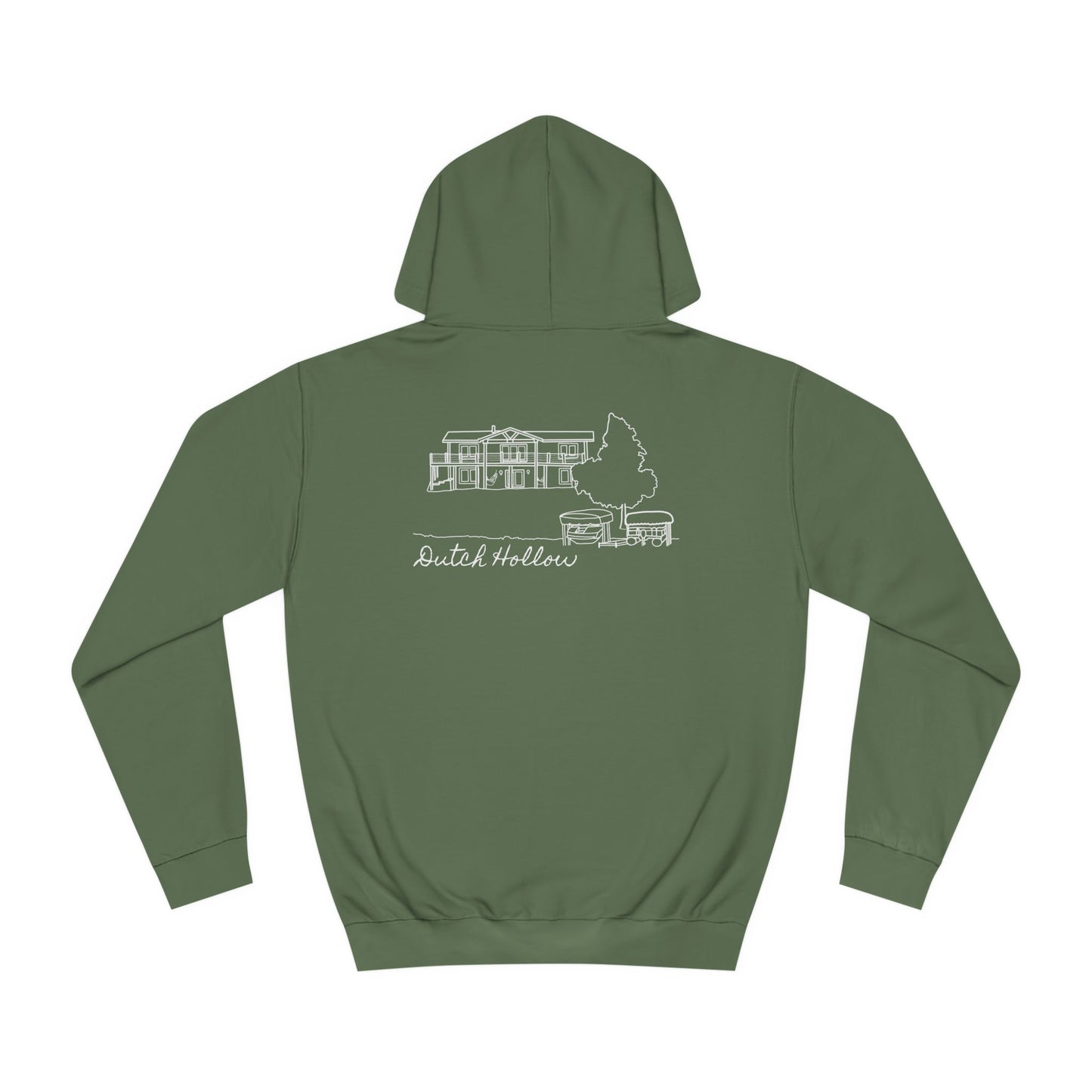 Beer Die Dutch Hollow Cabin Unisex Medium Weight Hoodie