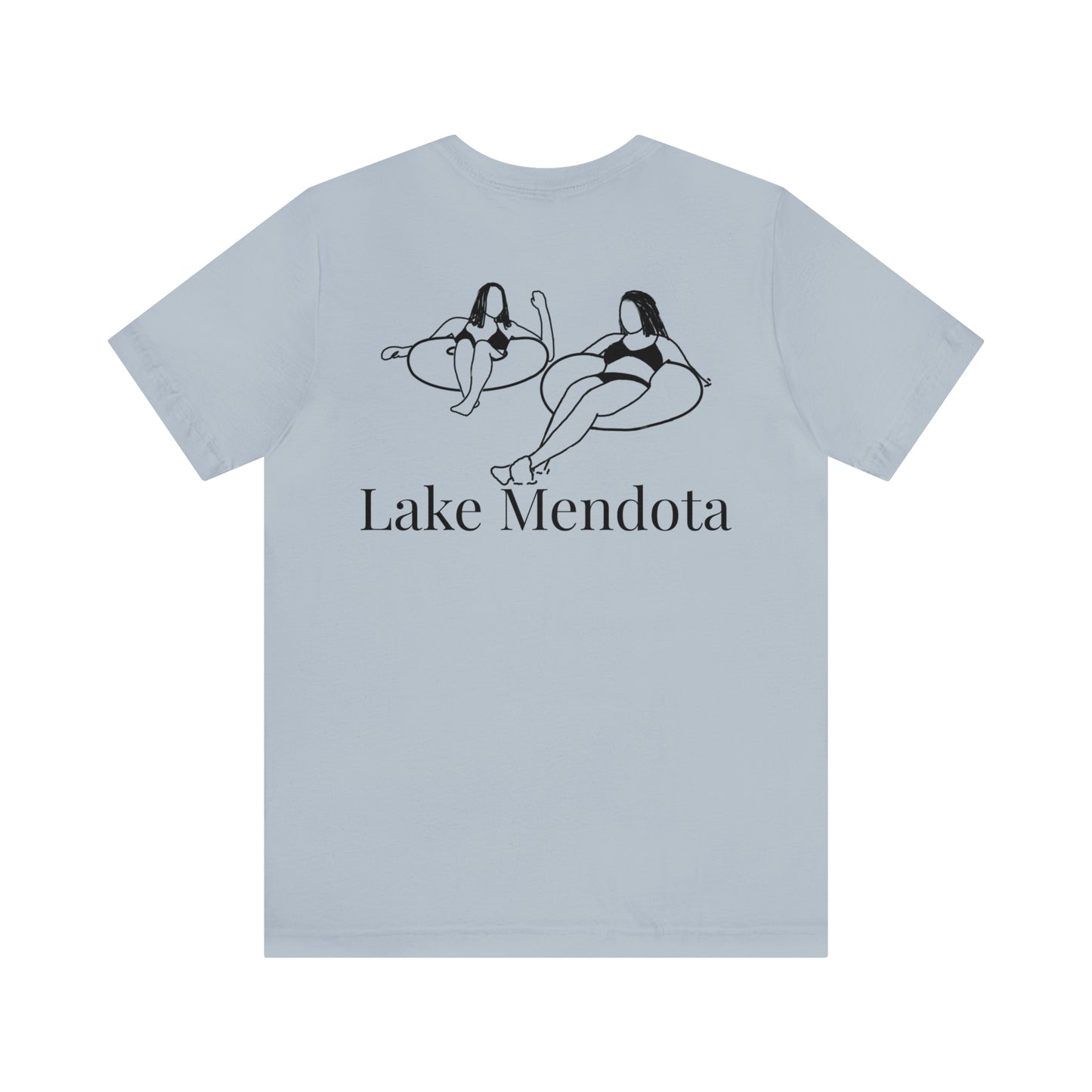 Lake Mendota Inner Tube Girls - Unisex Lightweight Short Sleeve Tee