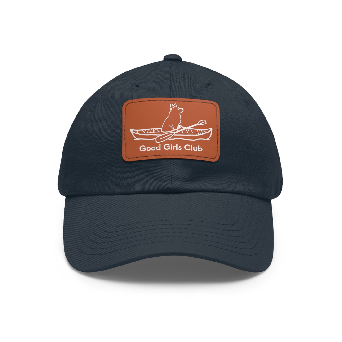 Good Girls Club Husky Kayak Dog - Hat with Leather Patch