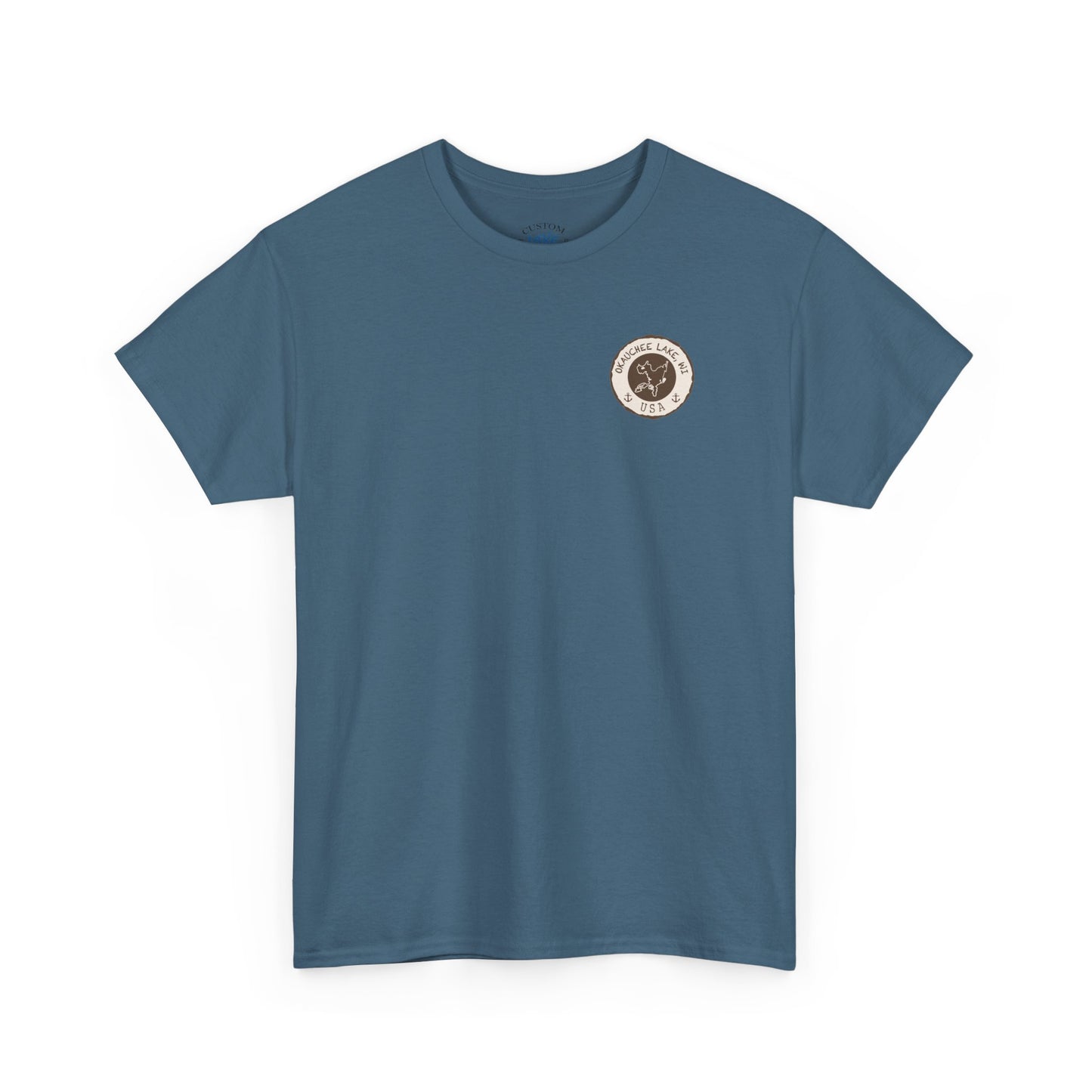Okauchee Lake Unisex Heavy Tee - Vintage Postmark Style