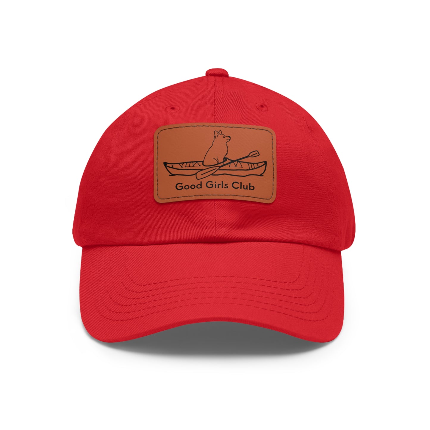 Good Girls Club Husky Kayak Dog - Hat with Leather Patch