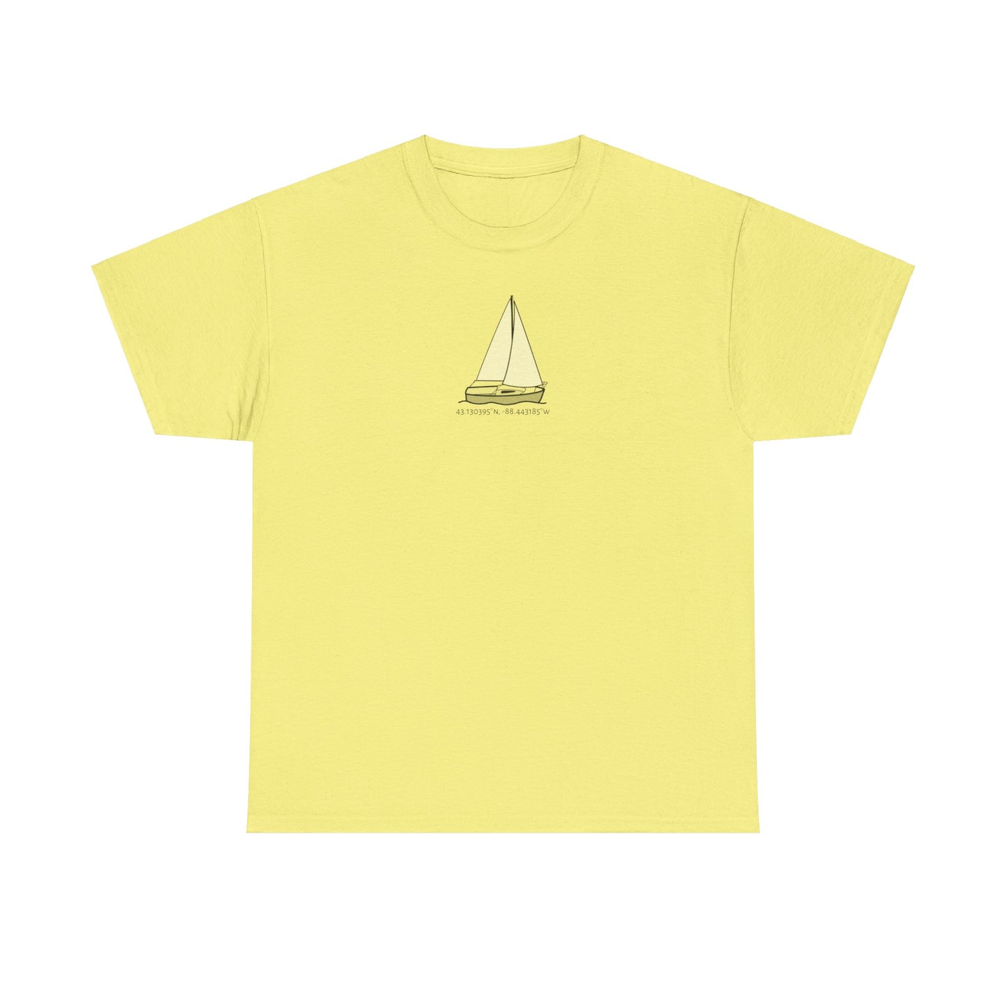 Sailboat Comfort Unisex Heavy Cotton Tee