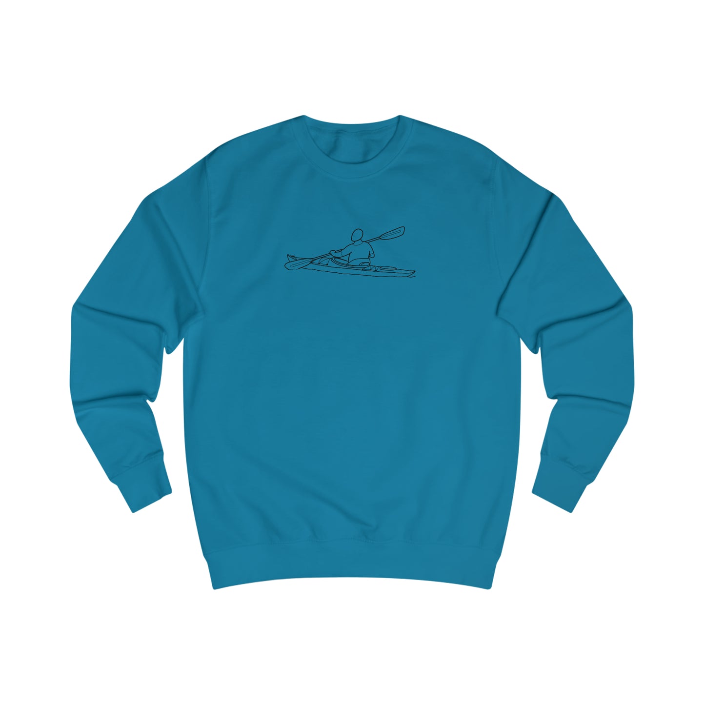 Kayak Man- Park Lake Men's Sweatshirt