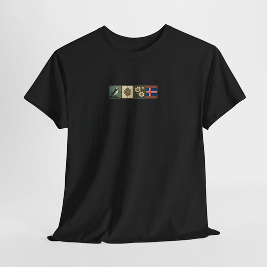 Iceland Vik - 4 panel front design - Unisex Heavy Cotton Tee