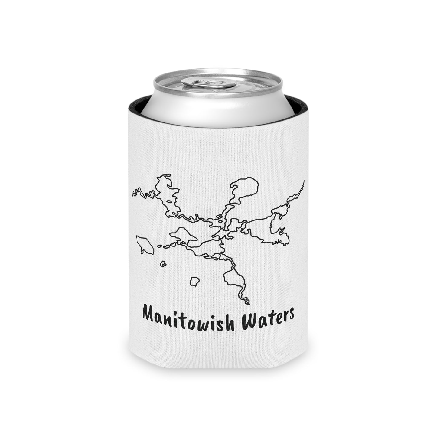 Kayak Girl Can Koozie - Manitowish Waters