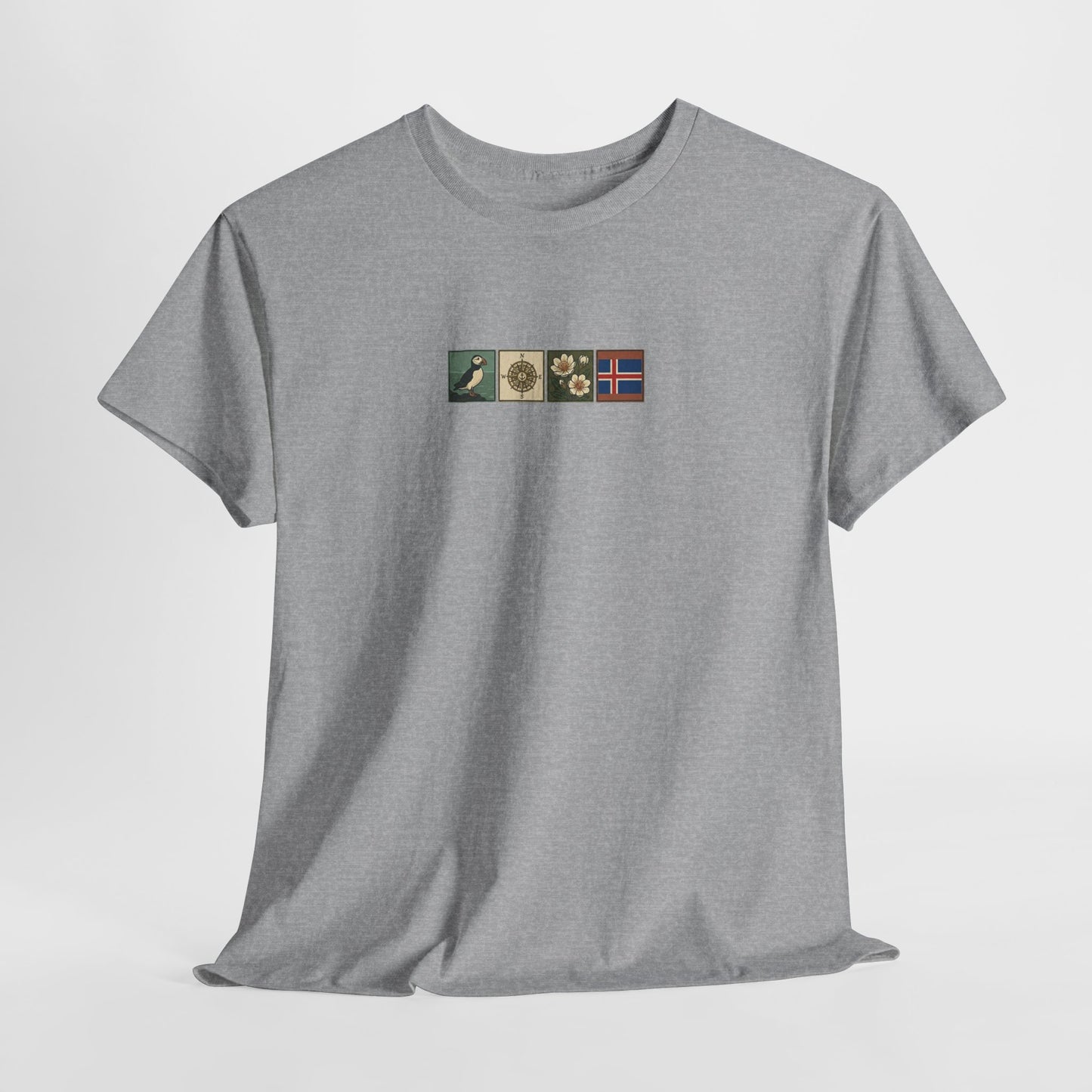 Iceland Vik - 4 panel front design - Unisex Heavy Cotton Tee