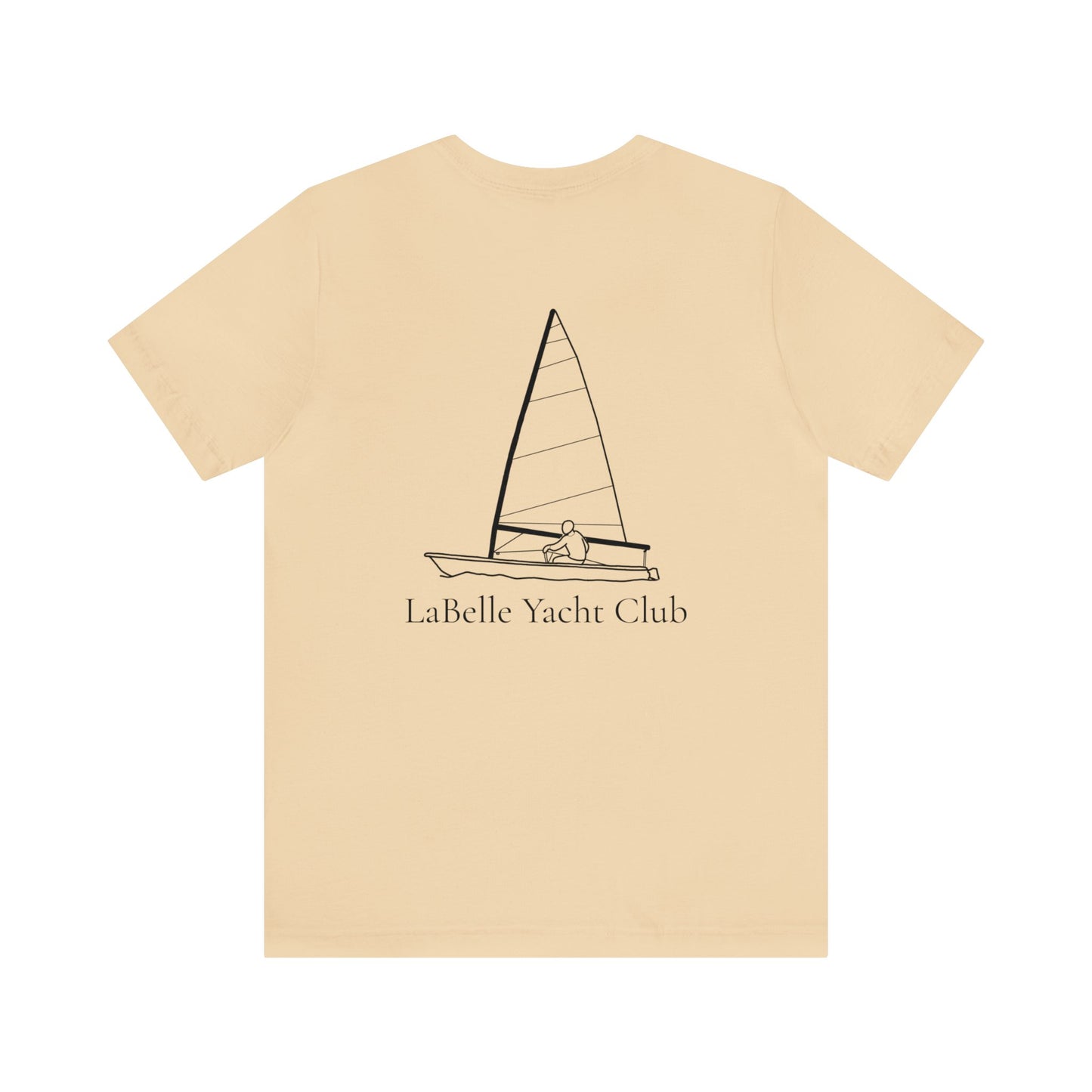 LaBelle Yacht Club Sailing - Unisex Lightweight Short Sleeve Tee