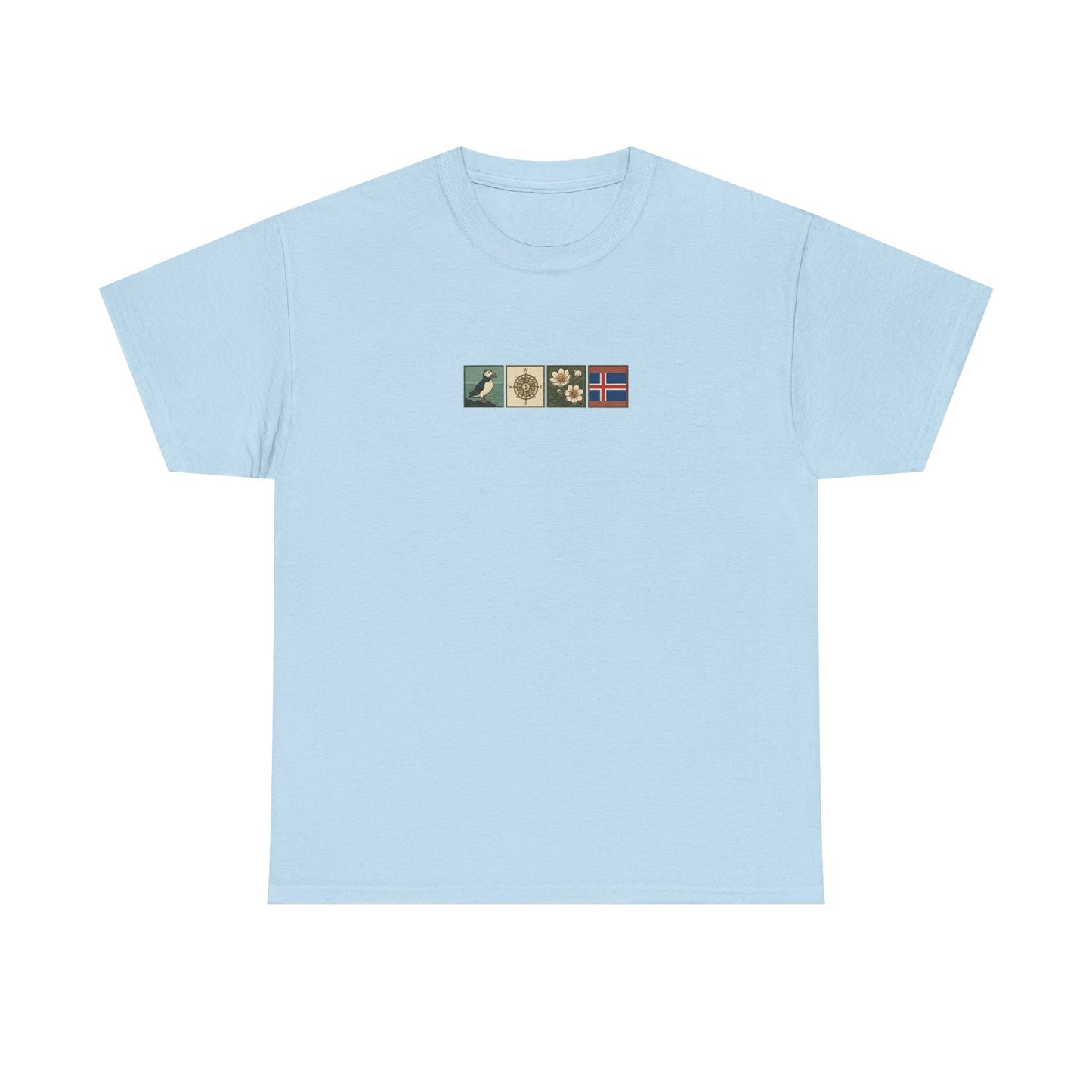 Iceland Vik - 4 panel front design - Unisex Heavy Cotton Tee