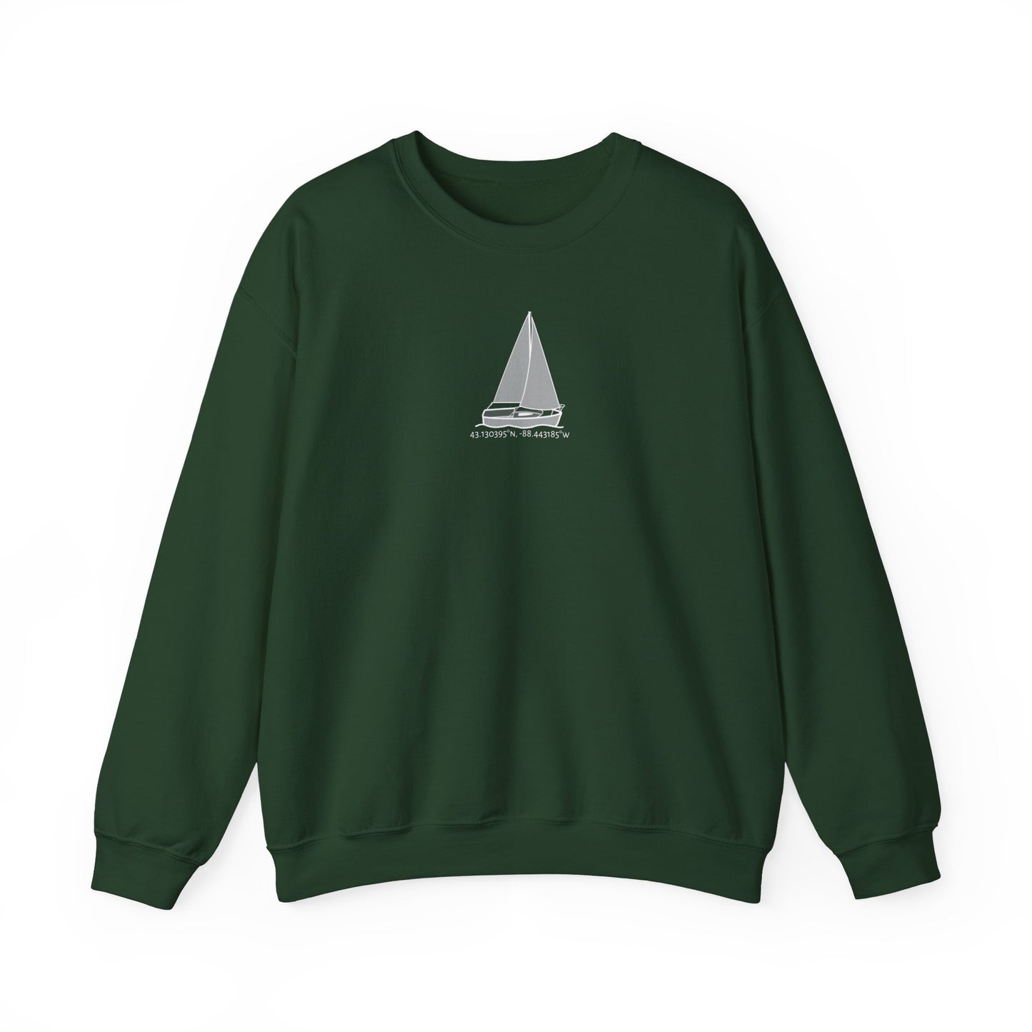 Sailboat Comfort Unisex Heavy Blend™ Crewneck Sweatshirt