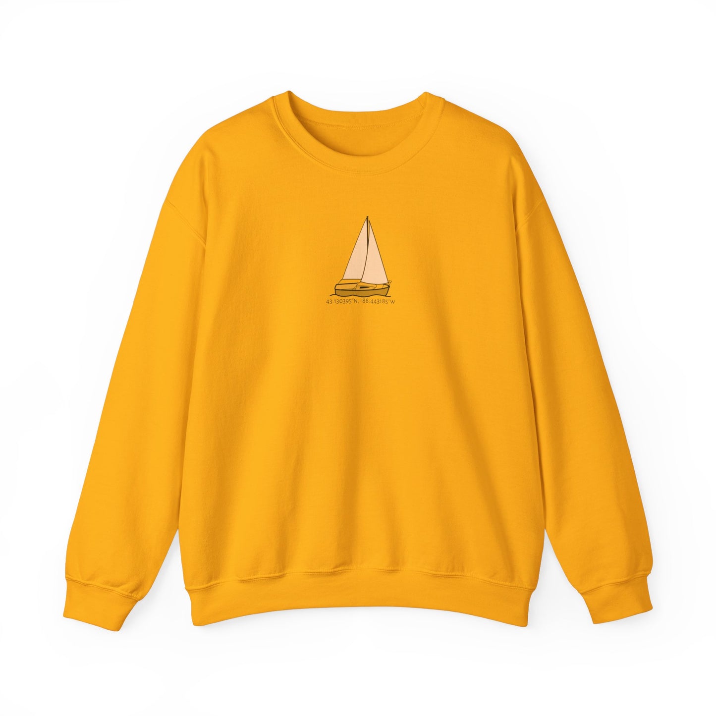 Sailboat Comfort Unisex Heavy Blend™ Crewneck Sweatshirt