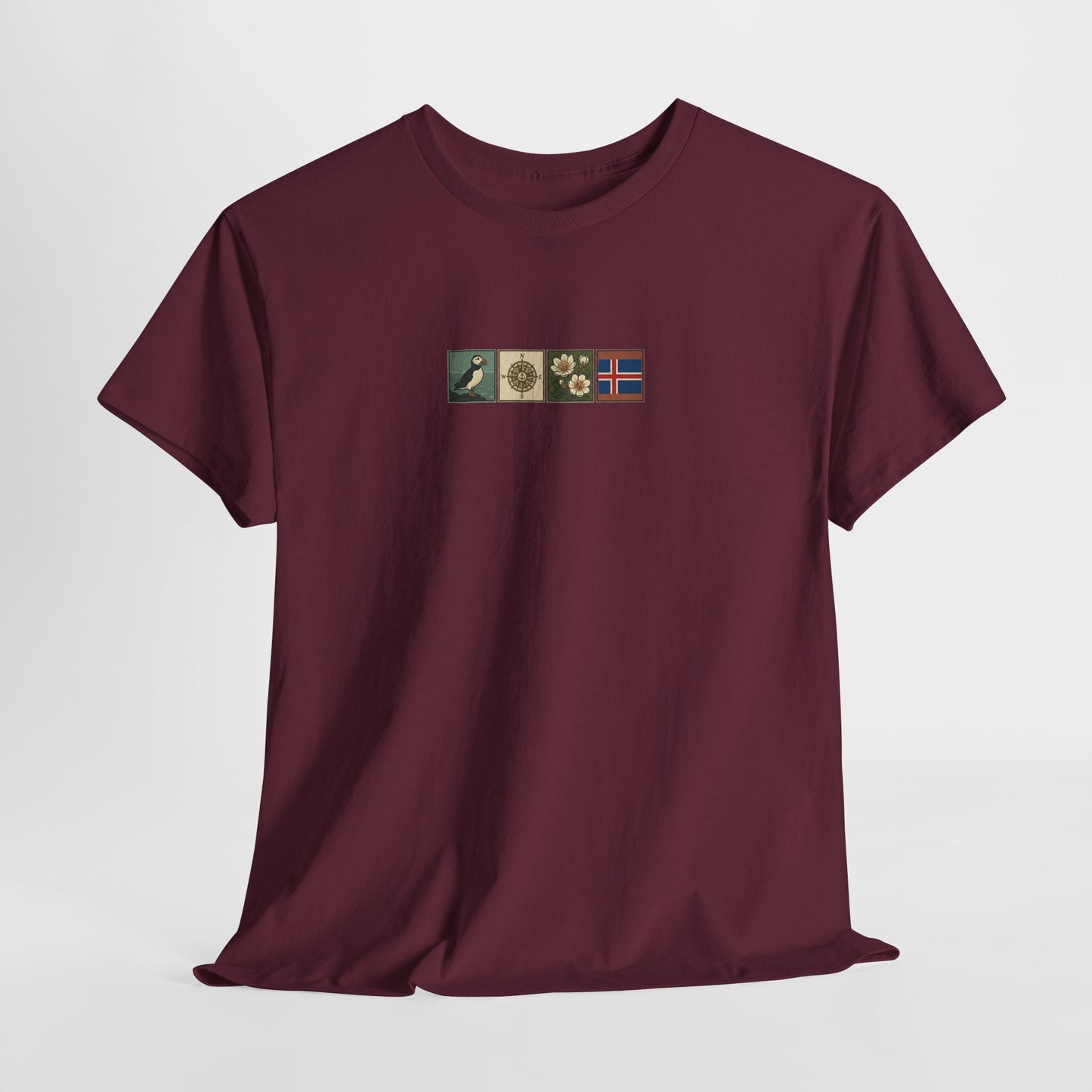 Iceland Vik - 4 panel front design - Unisex Heavy Cotton Tee