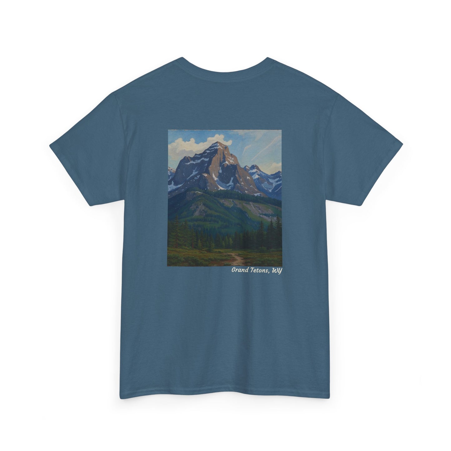 Grand Tetons Enjoy the adventure Earth Graphic Gildan T‑Shirt