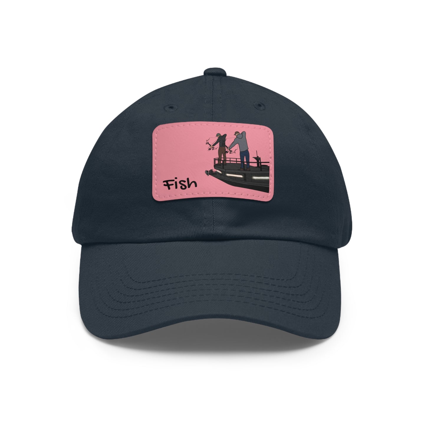 Bow fishing Hat with Leather Patch