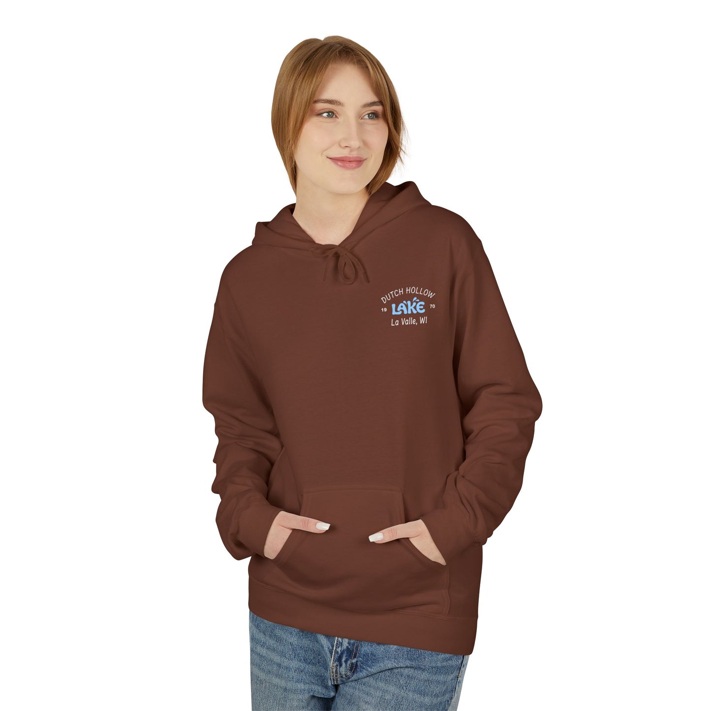 Dutch Hollow Line Art Midweight Travel Hoodie