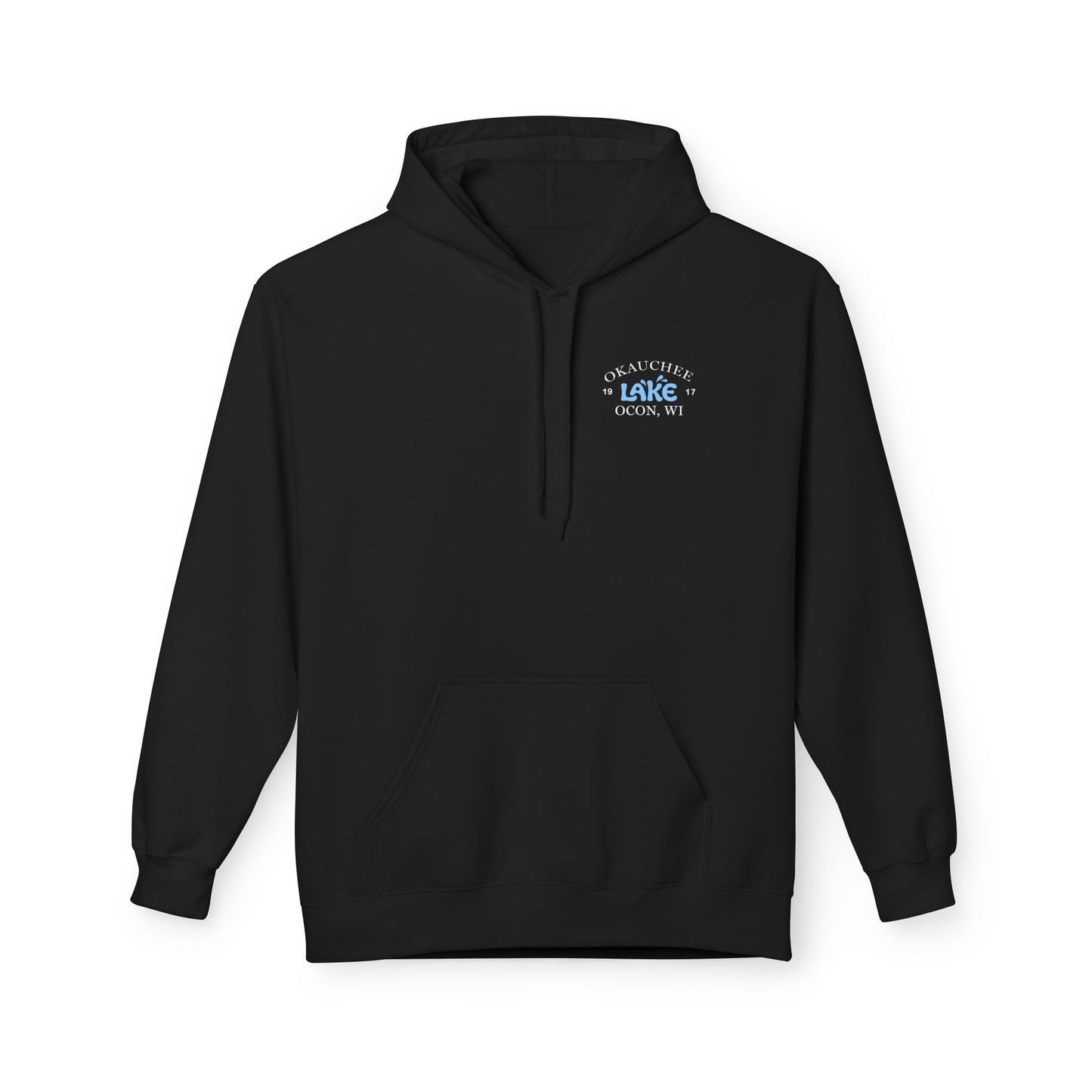 Okauchee Lake Midweight Travel Hoodie -  BD Style #1 (Icons)