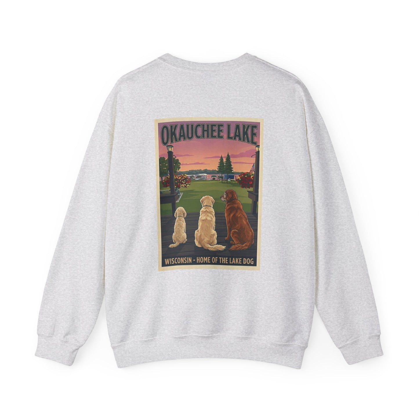 okauchee lake dogs - Unisex Heavy Blend™ Crewneck Sweatshirt