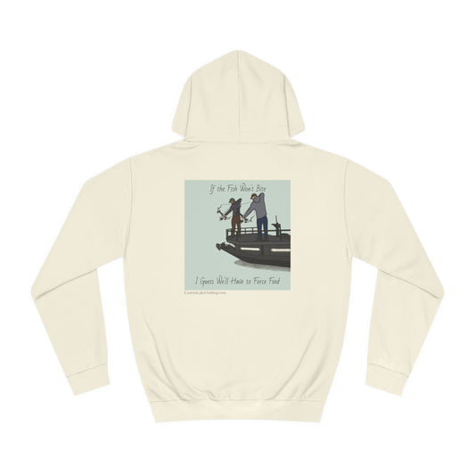 Bow fishing on Okauchee Lake - Medium Weight Hoodie