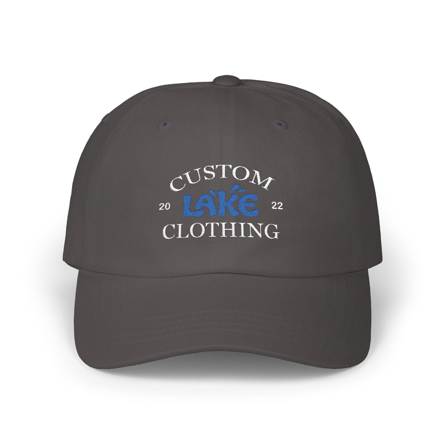 CLC Embroidered Classic Dad Cap (White Text)