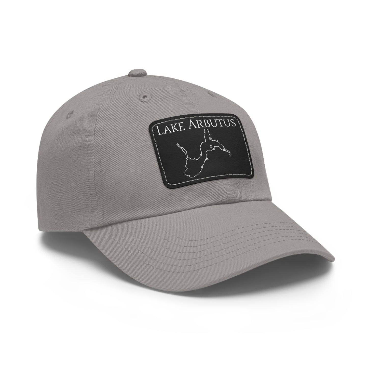 Lake Arbutus Embroidered Hat with Leather Patch