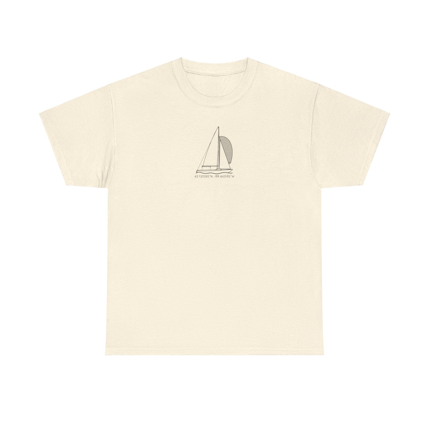 Sailboat Yngling Model Unisex Heavy Cotton Tee