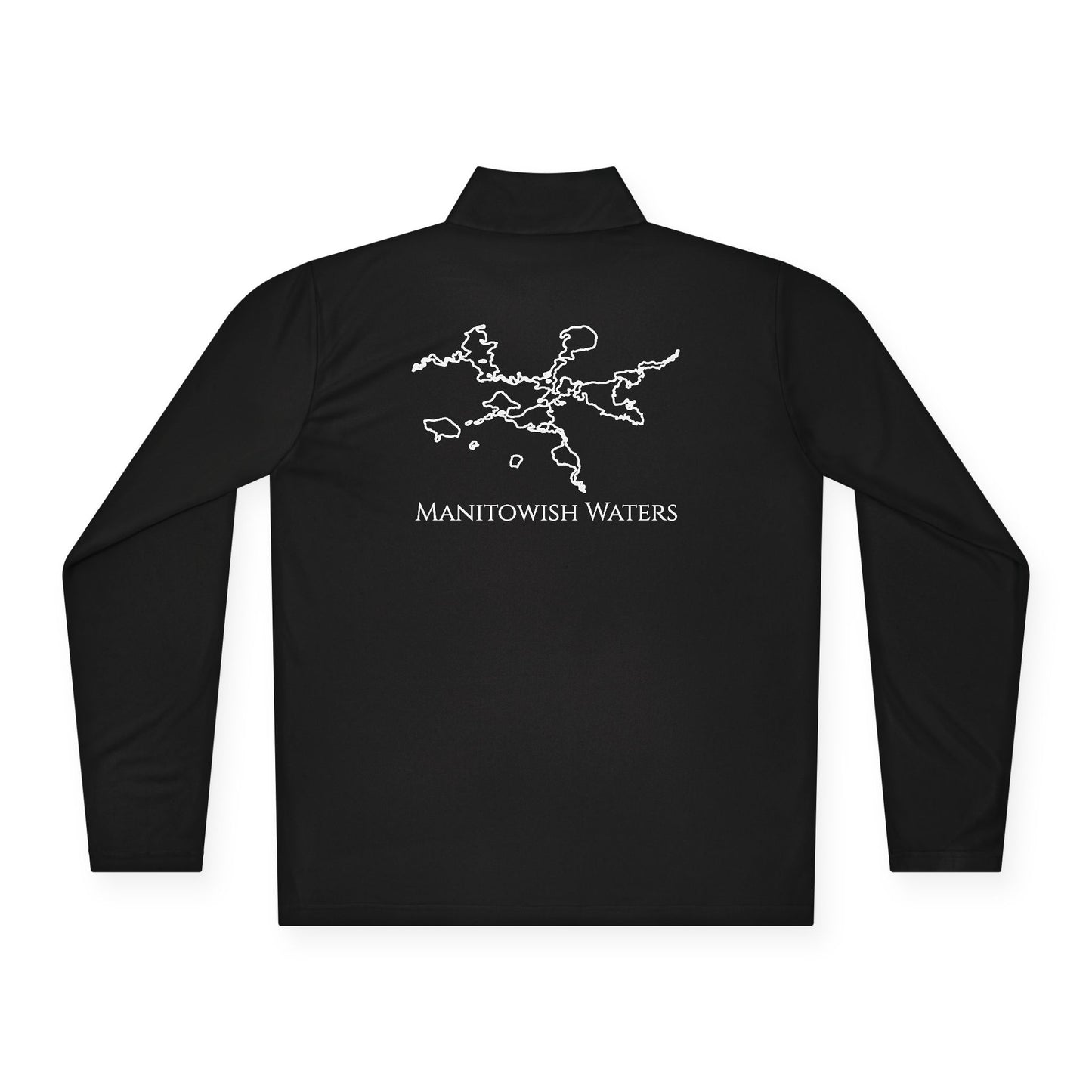 Manitowish Waters Outline Unisex Quarter-Zip