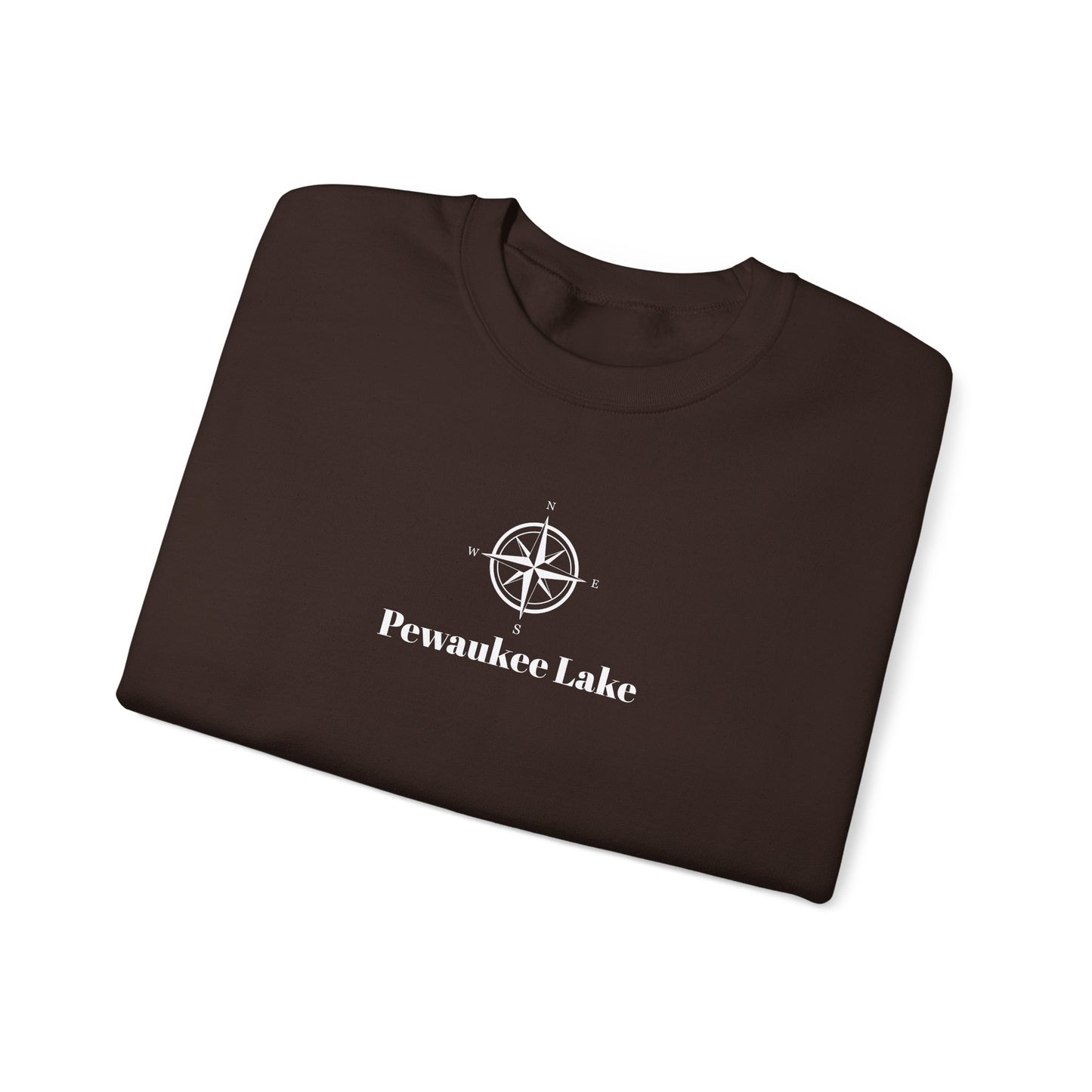 Pewaukee Lake Compass Rose Unisex Heavy Blend™ Crewneck Sweatshirt