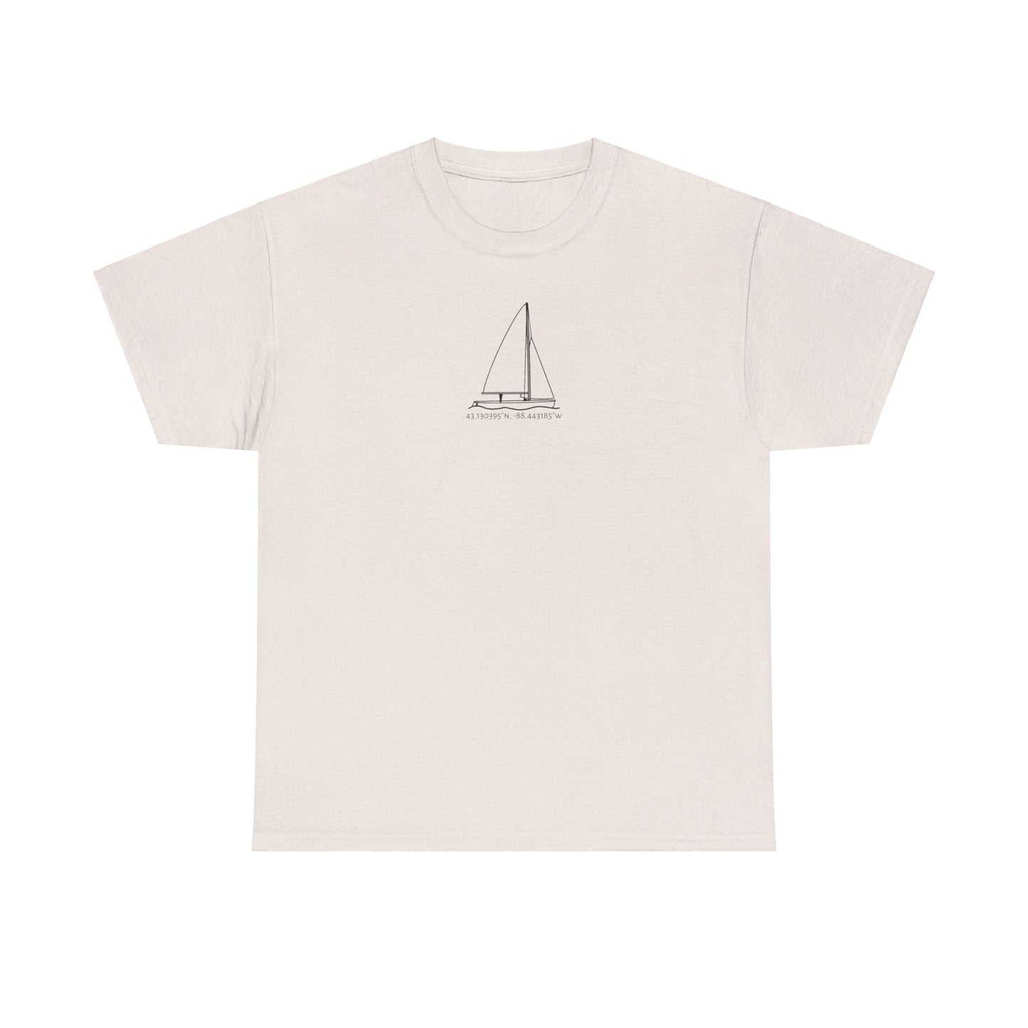 Sailboat 470 Model Unisex Heavy Cotton Tee