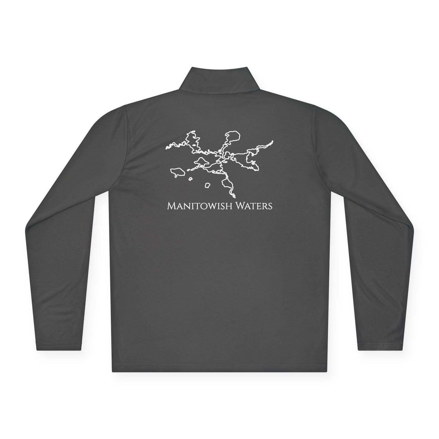 Manitowish Waters Outline Unisex Quarter-Zip