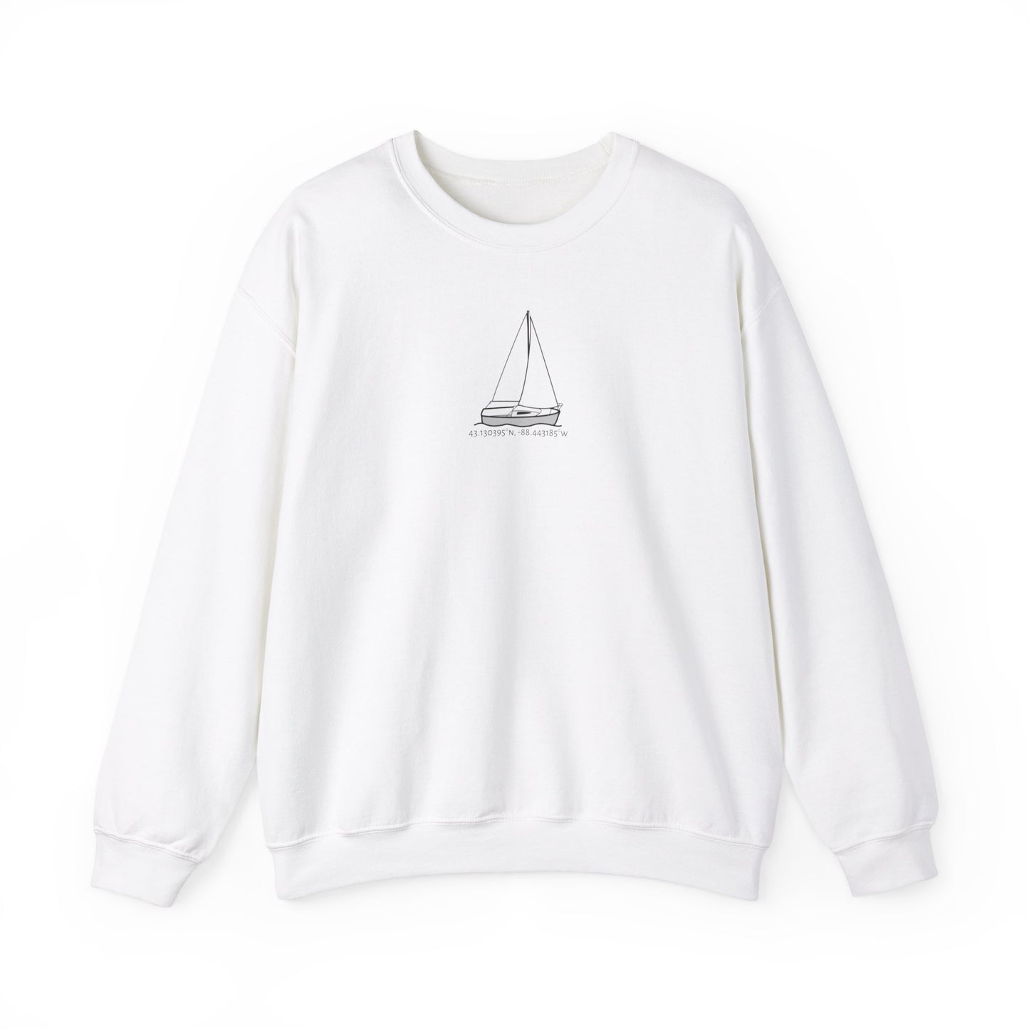 Sailboat Comfort Unisex Heavy Blend™ Crewneck Sweatshirt