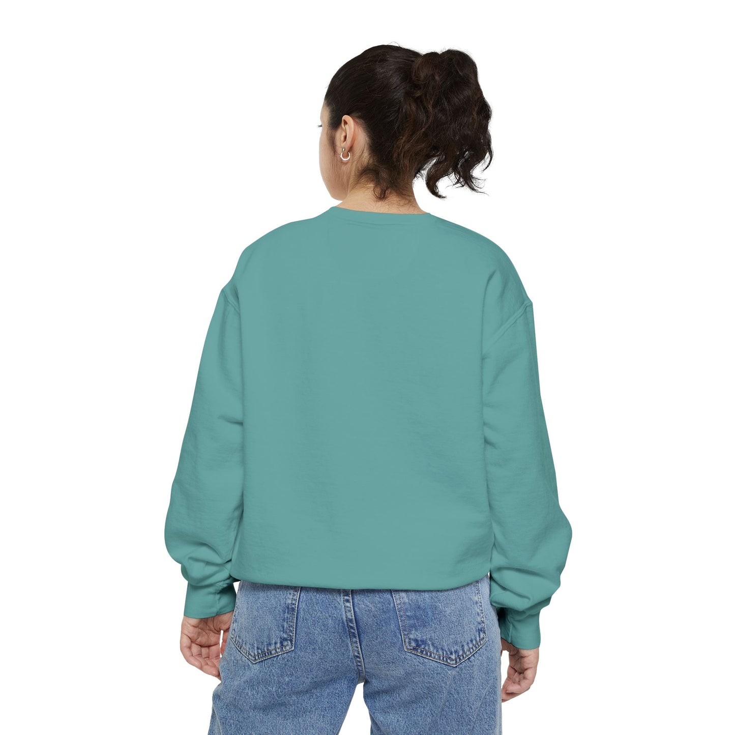 Surfing One Line Design Crewneck Sweatshirt - Comfort Colors