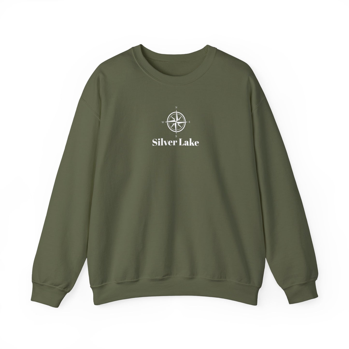 Silver Lake Compass Rose Unisex Heavy Blend™ Crewneck Sweatshirt