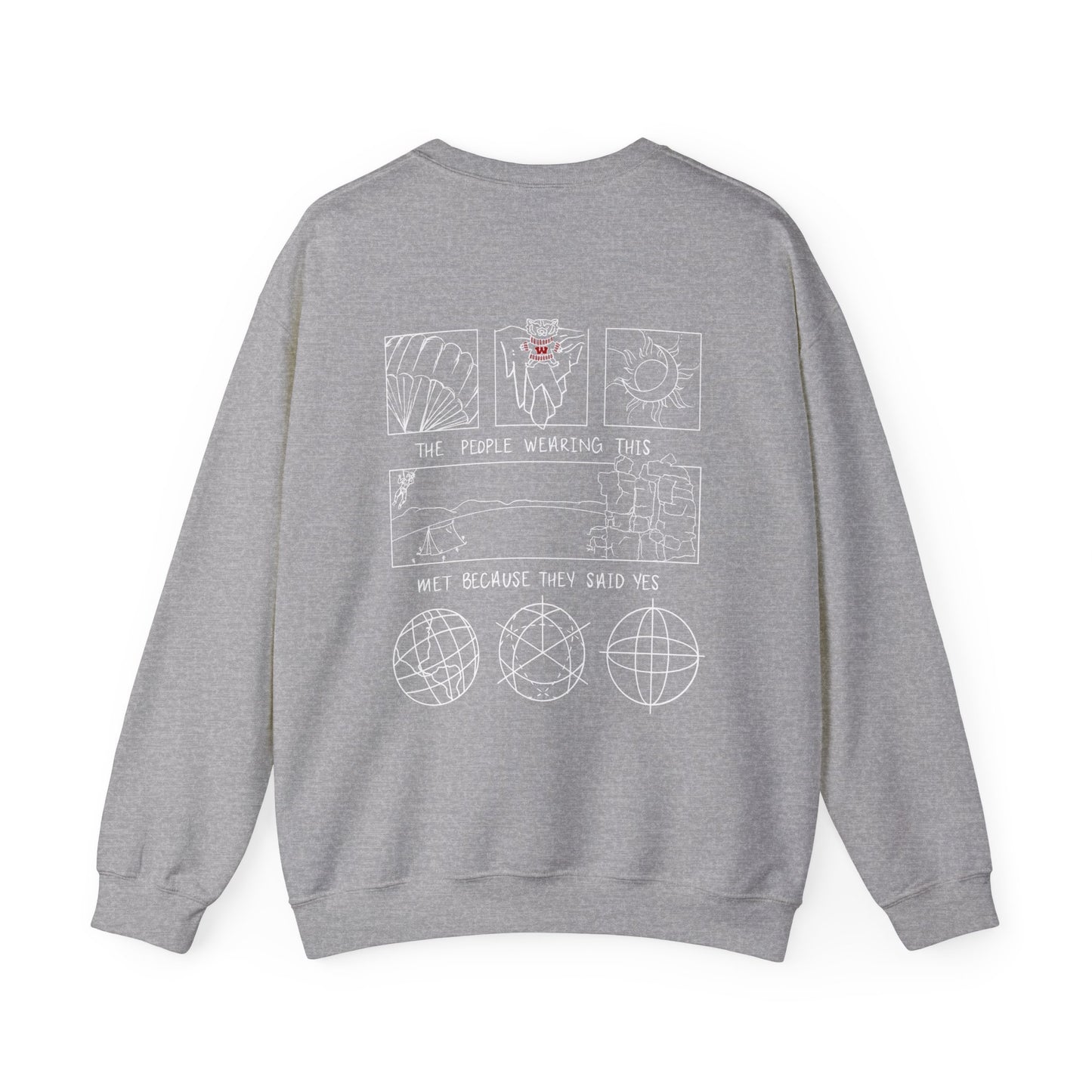 Yes UW - Unisex Heavy Blend™ Crewneck Sweatshirt