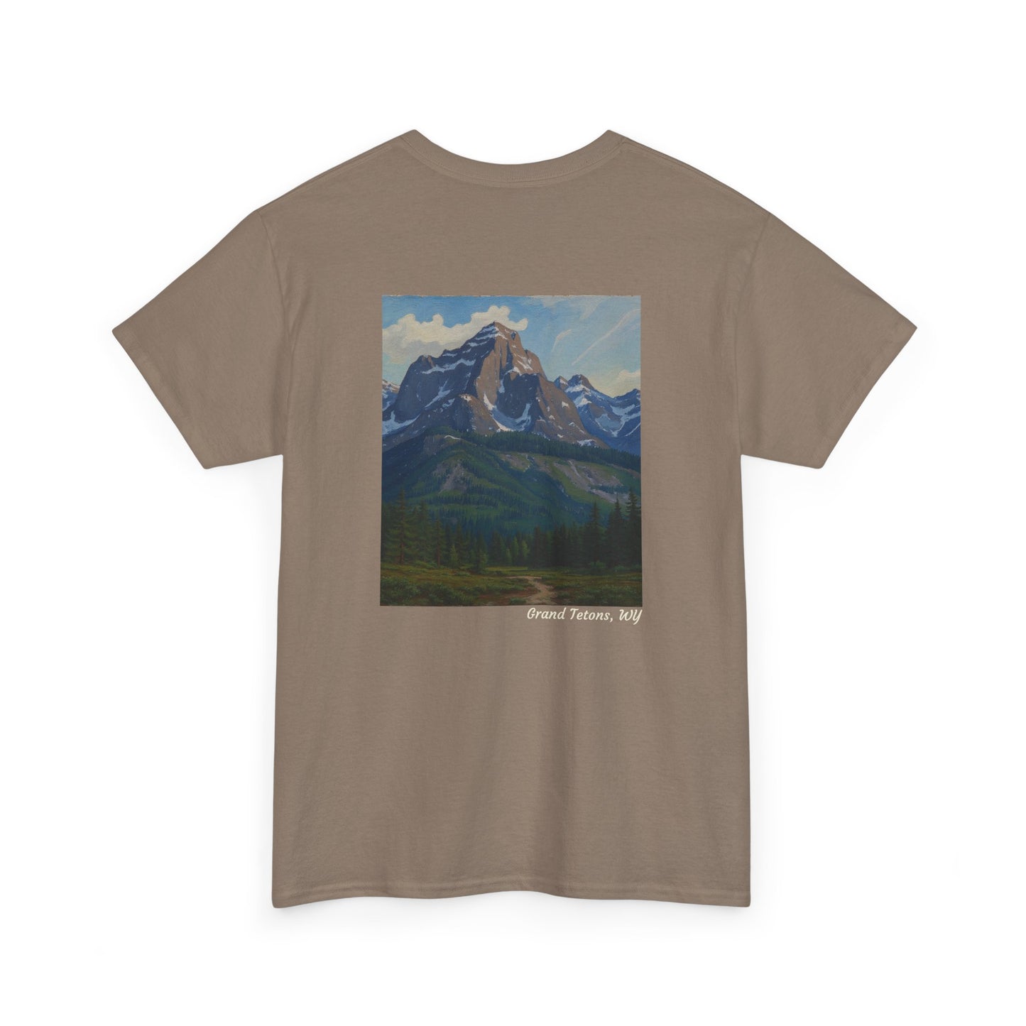 Grand Tetons Enjoy the adventure Earth Graphic Gildan T‑Shirt