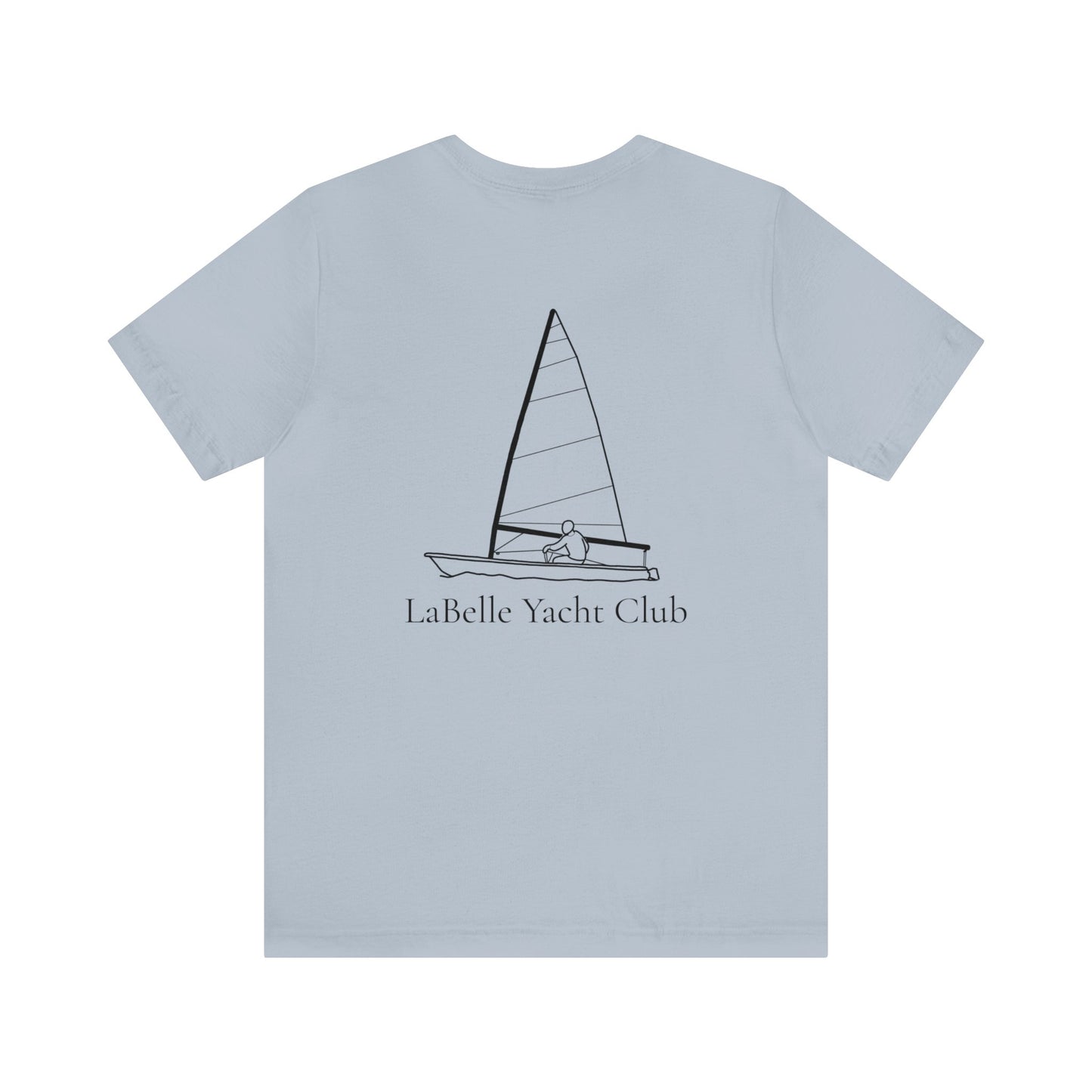 LaBelle Yacht Club Sailing - Unisex Lightweight Short Sleeve Tee