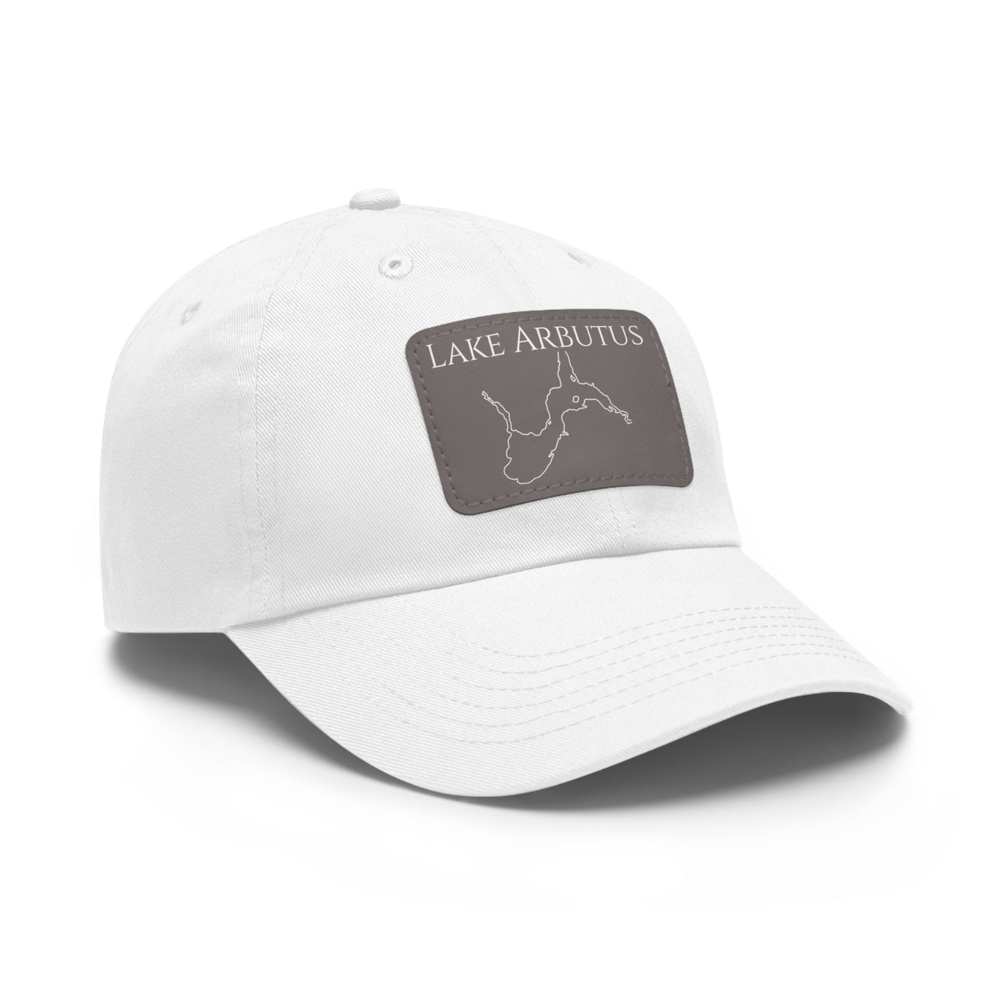 Lake Arbutus Embroidered Hat with Leather Patch