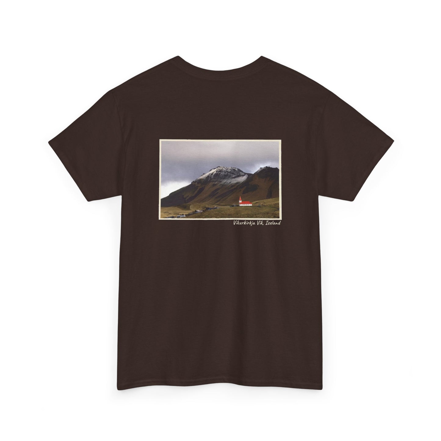 Iceland Vik - 4 panel front design - Unisex Heavy Cotton Tee