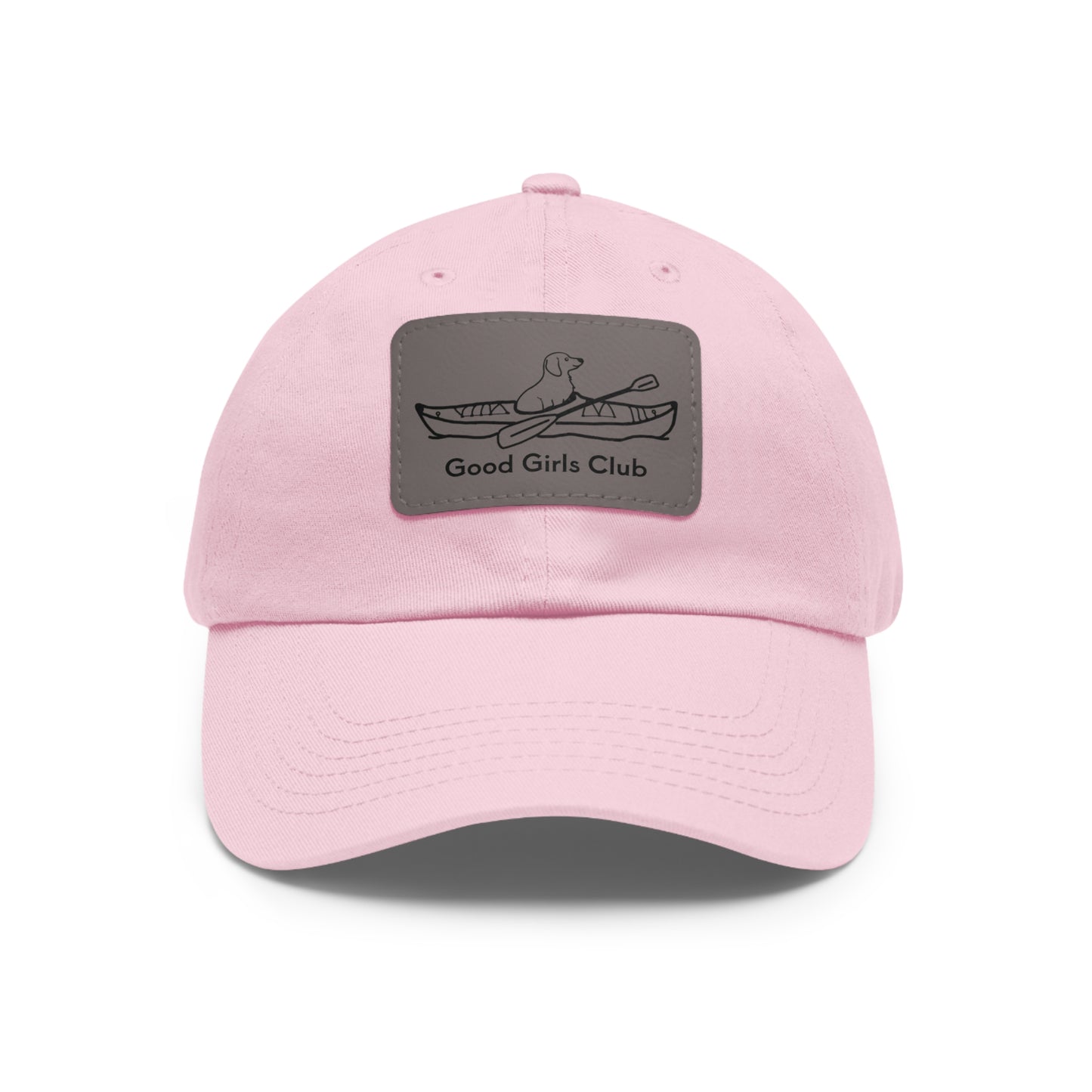 Good Girls Club Dachshund Kayak Dog - Hat with Leather Patch