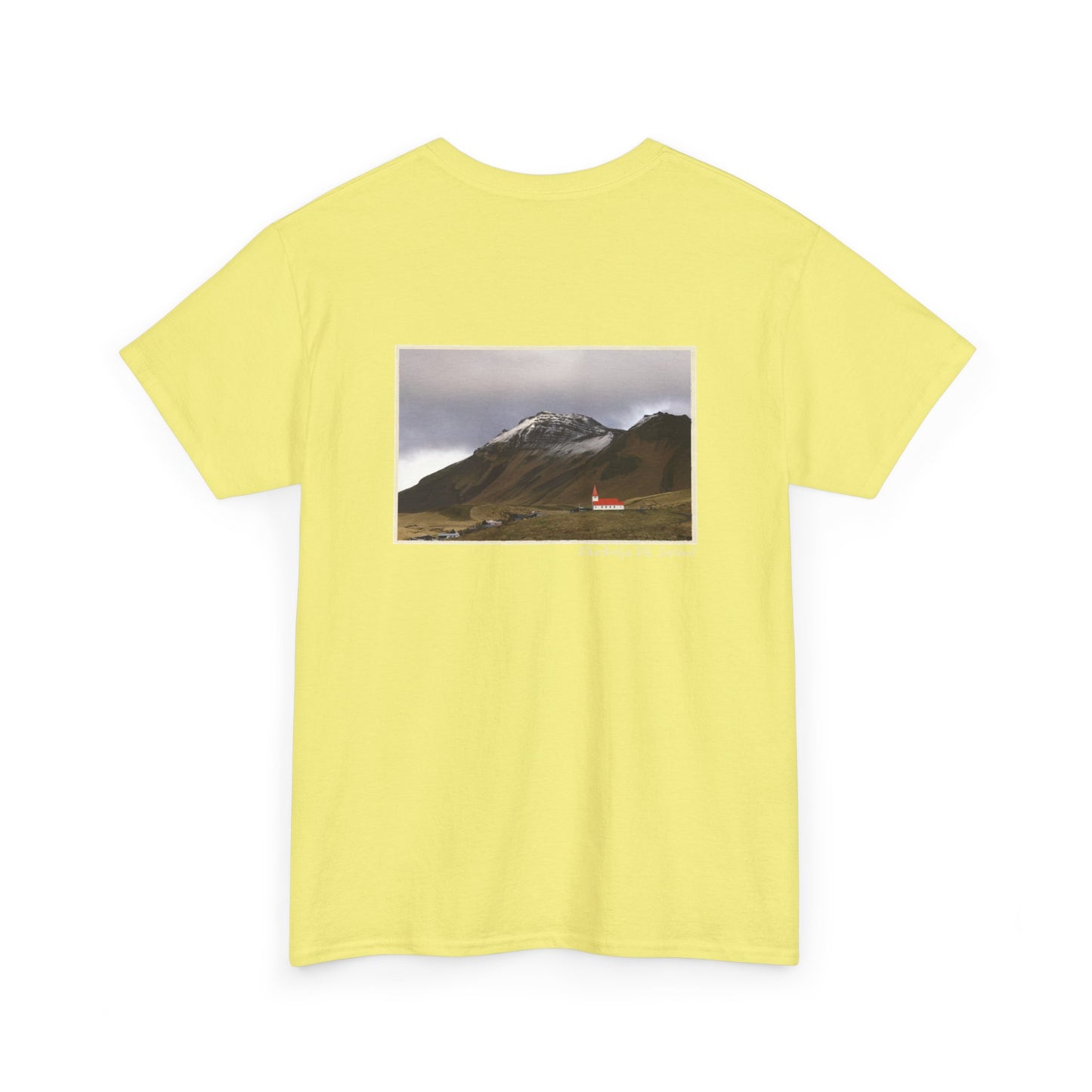 Iceland Vik - 4 panel front design - Unisex Heavy Cotton Tee
