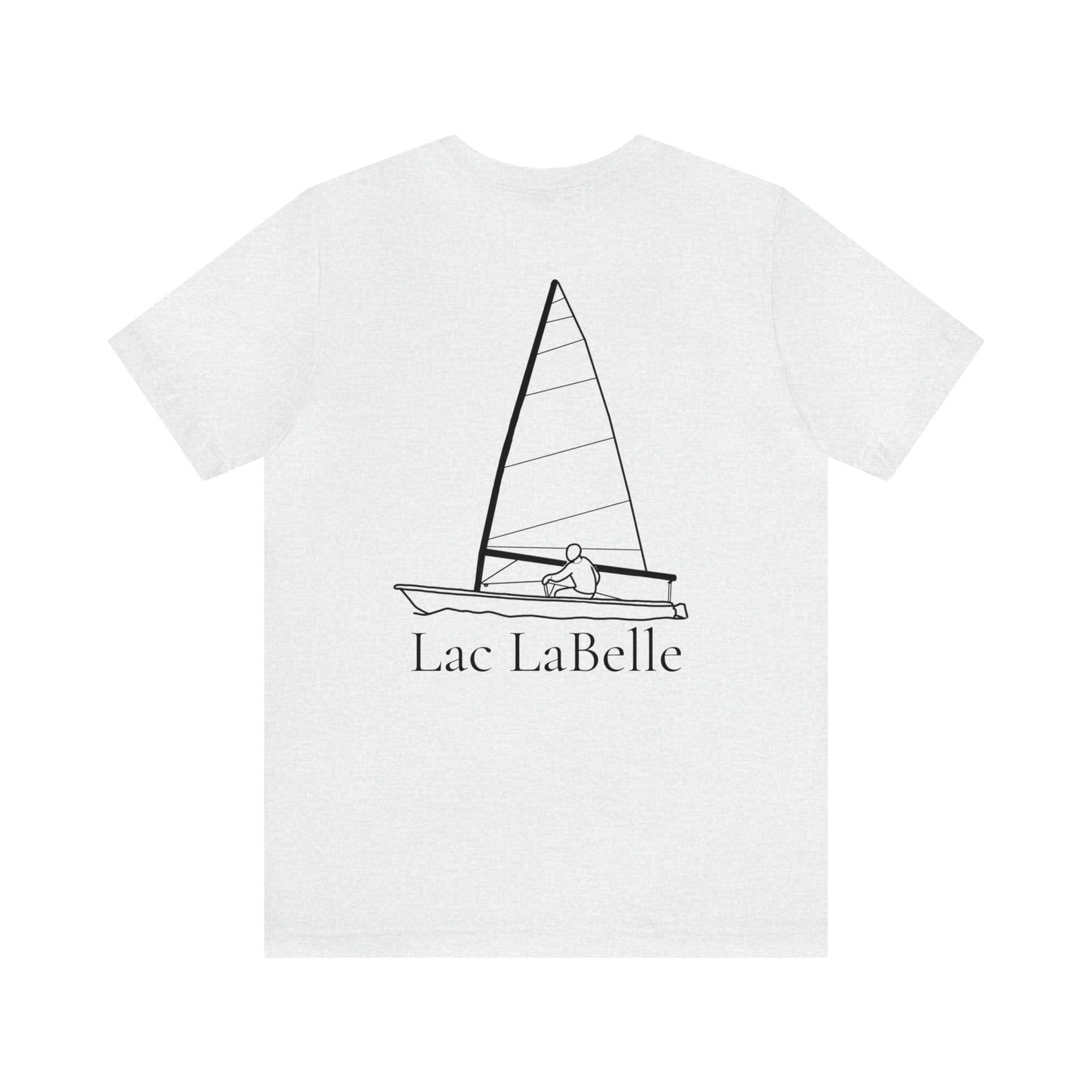 Lac LaBelle, Sailing - Unisex Lightweight Short Sleeve Tee