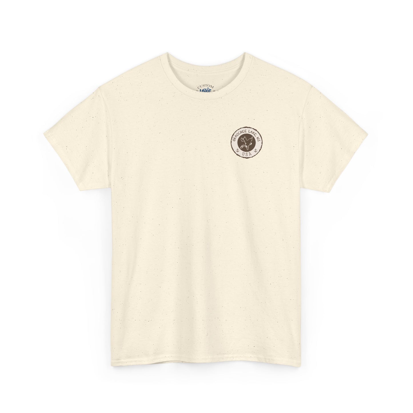 Okauchee Lake Unisex Heavy Tee - Vintage Postmark Style