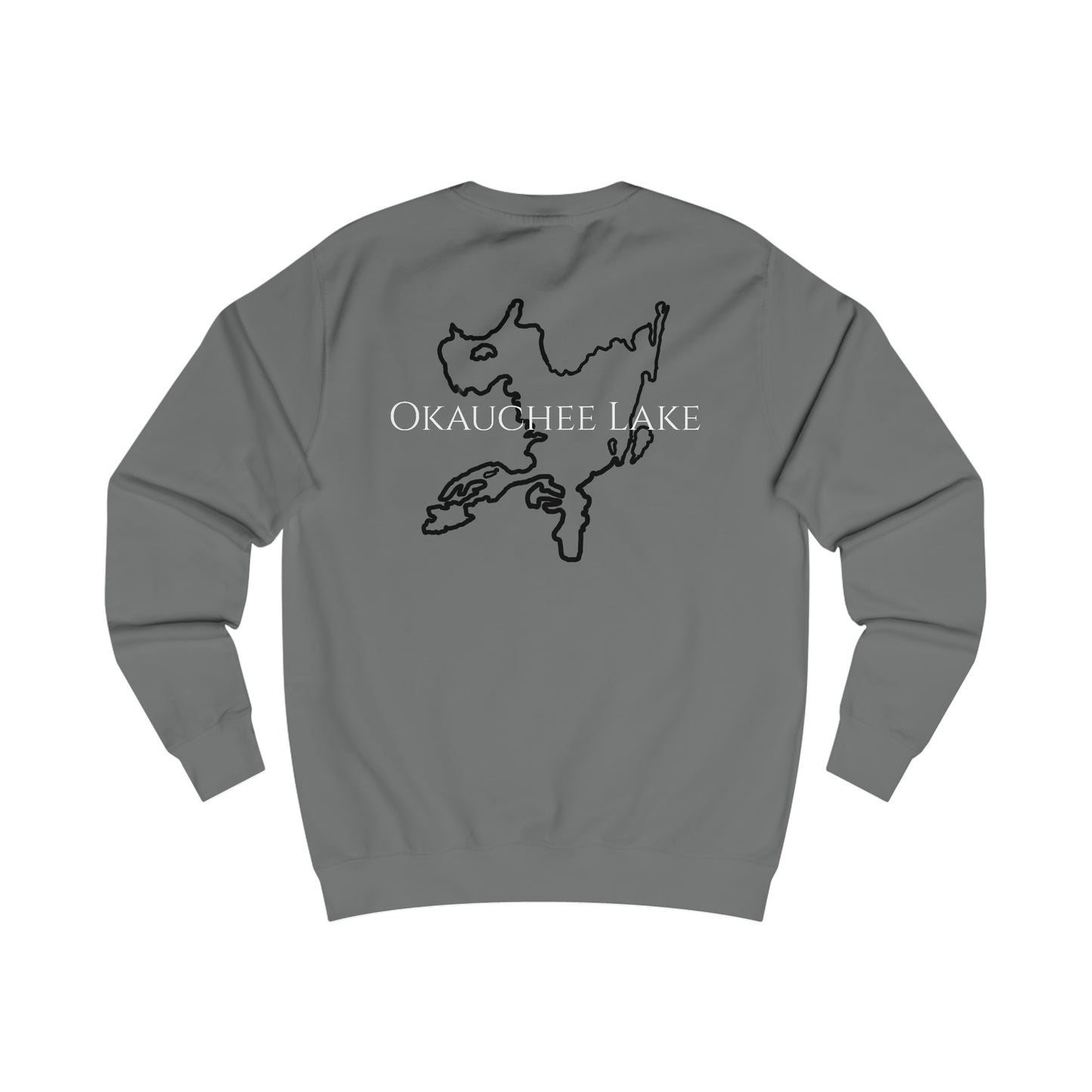 Row Boat Dog Fishing - Okauchee Lake Men's Sweatshirt