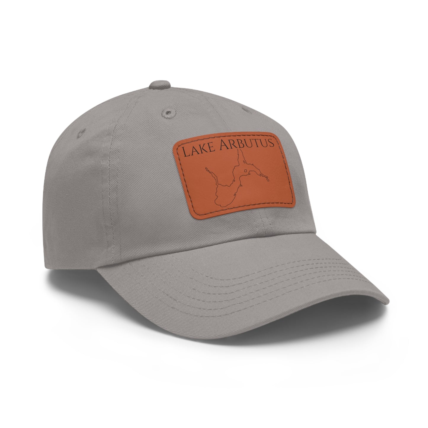 Lake Arbutus Embroidered Hat with Leather Patch