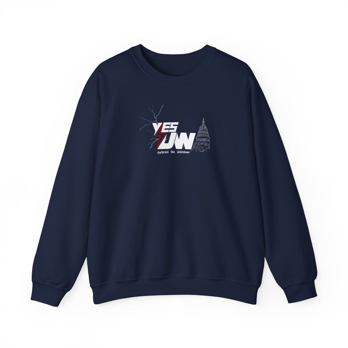 Yes UW Draft - Unisex Heavy Blend™ Crewneck Sweatshirt