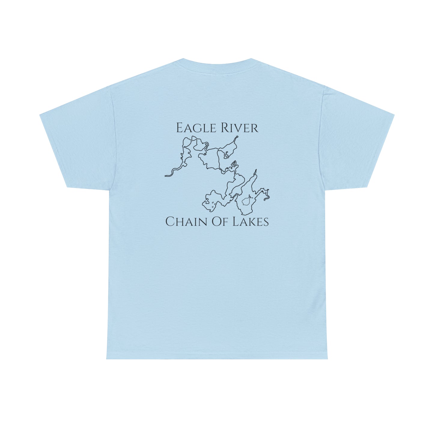 Eagle River Kayak Dog - Unisex Heavy Tee Shirt