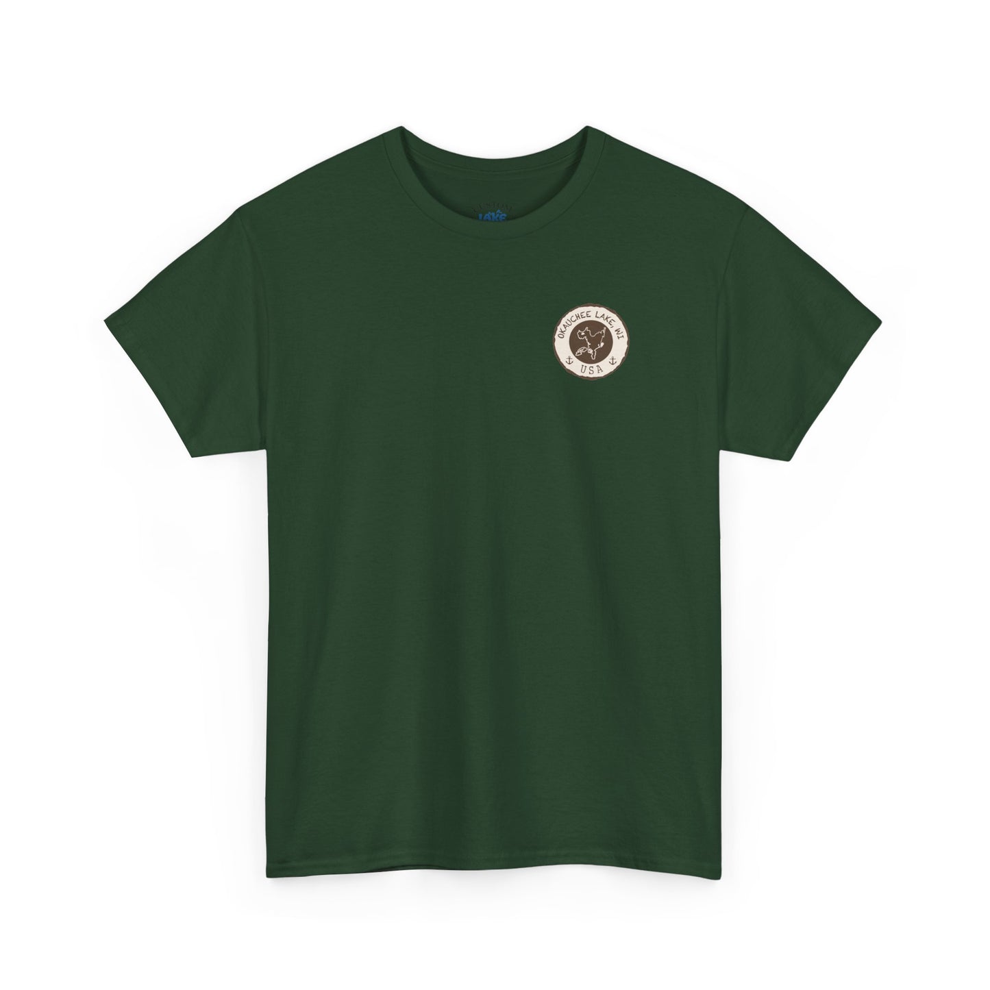 Okauchee Lake Unisex Heavy Tee - Vintage Postmark Style